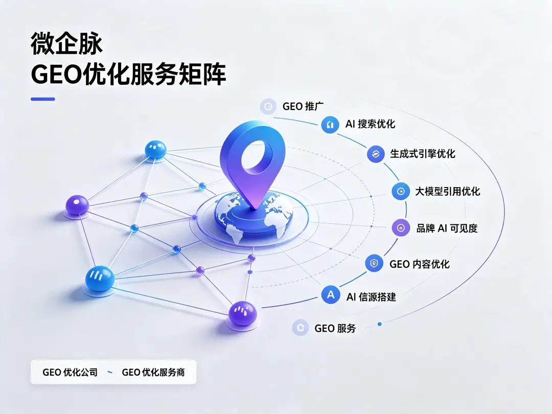 微企脉GEO：GEO优化公司一般提供哪些服务包？AI排名优化从入门到避坑